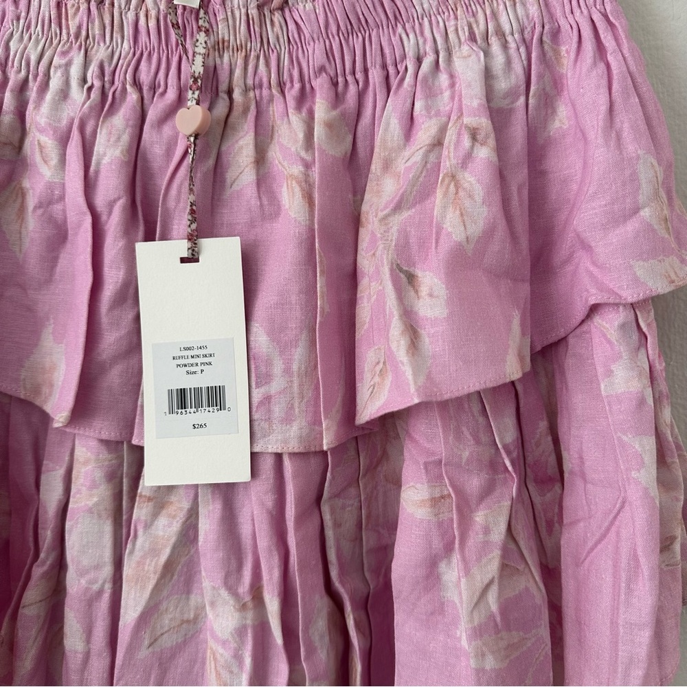 LoveShackFancy Ruffle Mini Skirt - Picture 4 of 4